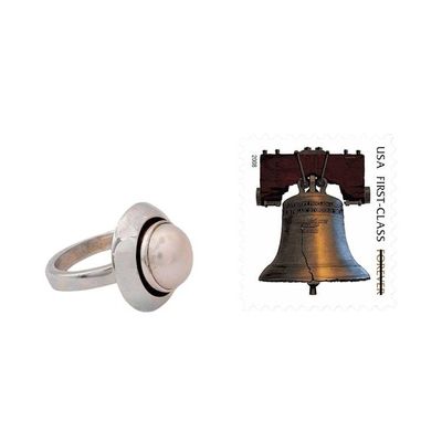 Alternate image for India Womens Sterling Silver Single Stone Pearl Ring Jaipur Magic Moon