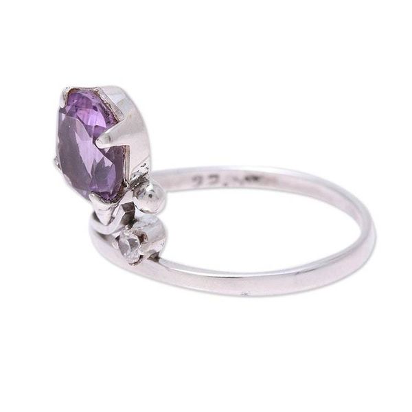 Alternate image for 2.5-Carat Amethyst Cocktail Ring from India Lavender Charm