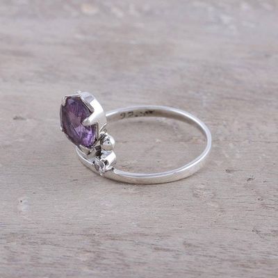 Alternate image for 2.5-Carat Amethyst Cocktail Ring from India Lavender Charm
