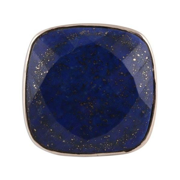 Alternate image for Mens 7-Carat Lapis Lazuli Ring from India Bold and Blue