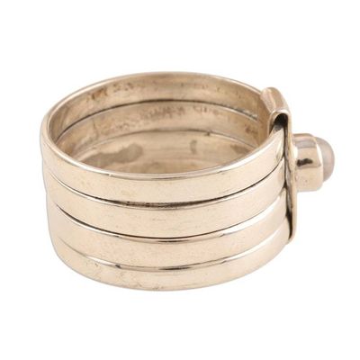 Alternate image for Sterling Silver Inspirational Cocktail Ring Balanced Inspiration