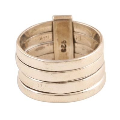 Alternate image for Sterling Silver Inspirational Cocktail Ring Balanced Inspiration
