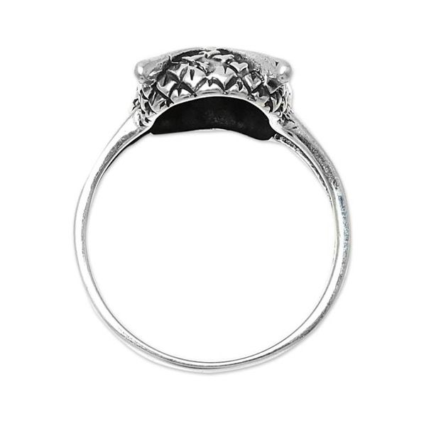 Alternate image for Sterling Silver Owl Cocktail Ring from India Night King