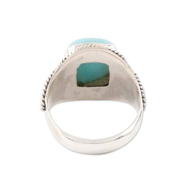 Alternate image for Sky Blue Larimar Cocktail Ring from India Limitless Beauty