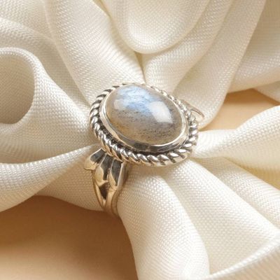 Primary image for Oval Labradorite Cocktail Ring from India Aurora Charm