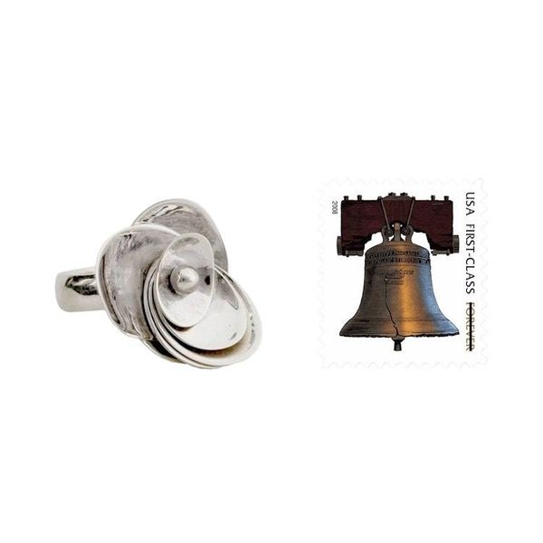 Alternate image for Handmade Modern Sterling Silver Cocktail Ring from India Lotus Majesty