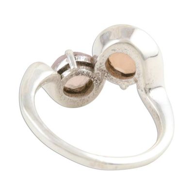 Alternate image for Faceted Pink Chalcedony Cocktail Ring Pink Times Two