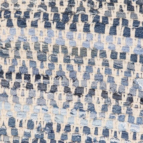 Alternate image for Diamond Pattern Recycled Cotton Area Rug from India 3x4.5 Diamond Intricacy