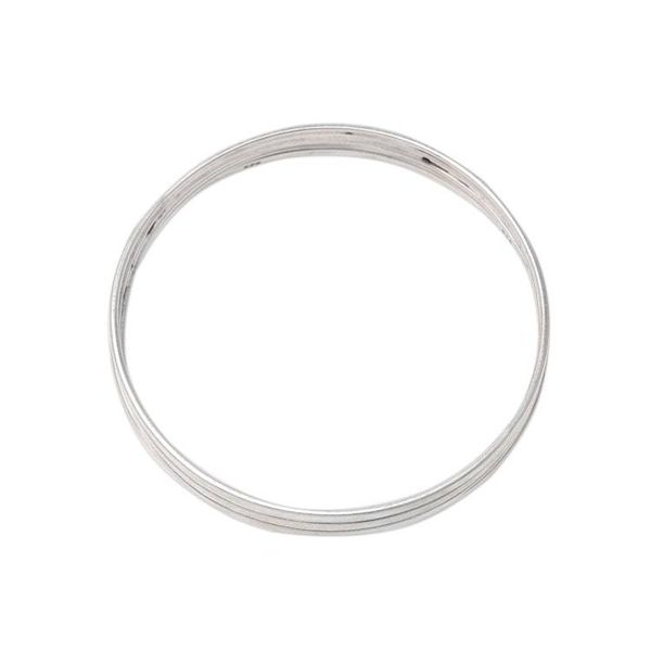 Alternate image for Set of Four Sterling Silver Bangle Bracelets from India Fascinating Connection