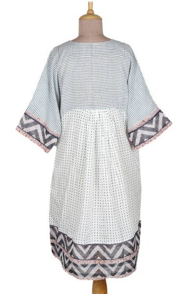 Alternate image for Empire Waist Viscose Dress Mumbai Joy