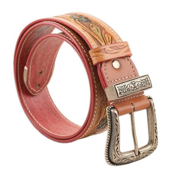 Alternate image for Western-Style Mens Belt Royal Vines