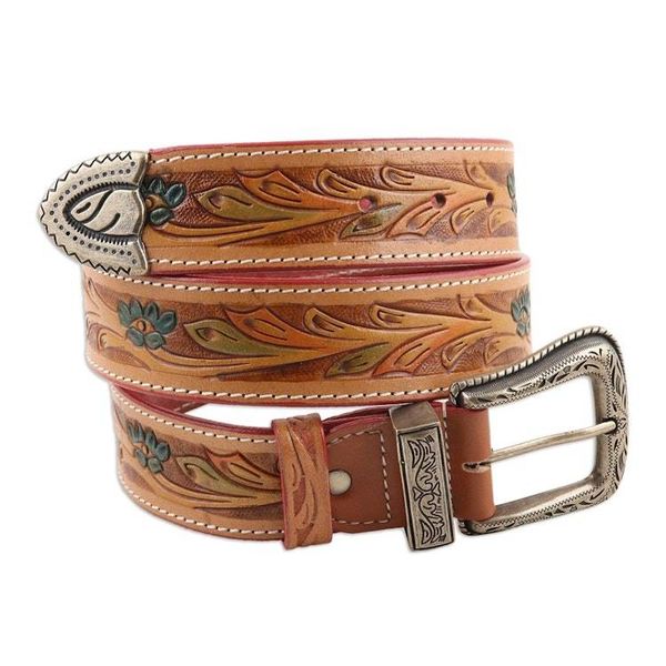 Alternate image for Western-Style Mens Belt Royal Vines