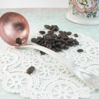 Primary image for Copper & Silver Coffee Measuring Scoop