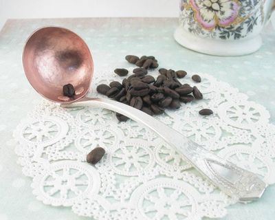 Alternate image for Copper & Silver Coffee Measuring Scoop