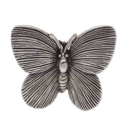 Alternate image for 925 Sterling Silver Butterfly Cocktail Ring from Bali Blessed Butterfly
