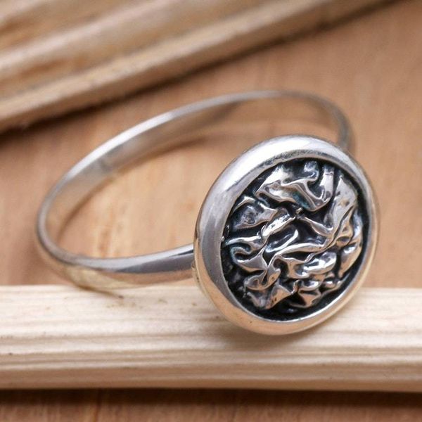 Alternate image for Hand Made Sterling Silver Cocktail Ring The Fast Lane