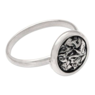 Alternate image for Hand Made Sterling Silver Cocktail Ring The Fast Lane