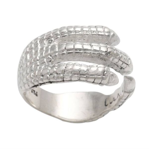 Alternate image for Sterling Silver Raptor Talon Wrap Ring Strong Claws