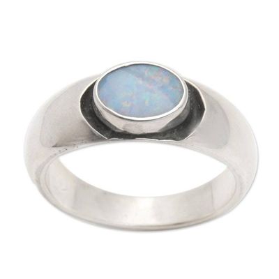 Alternate image for Sterling Silver and Opal Ring Dreams