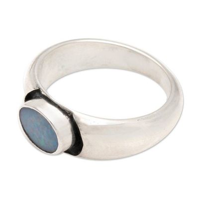 Alternate image for Sterling Silver and Opal Ring Dreams