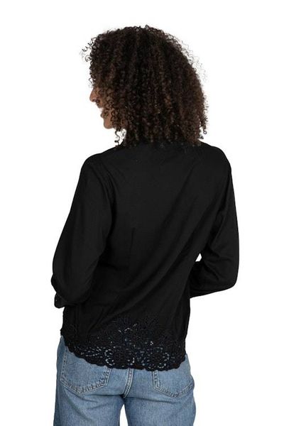 Alternate image for Embroidered Rayon Kebaya Blouse in Onyx from Bali Onyx Bidadari