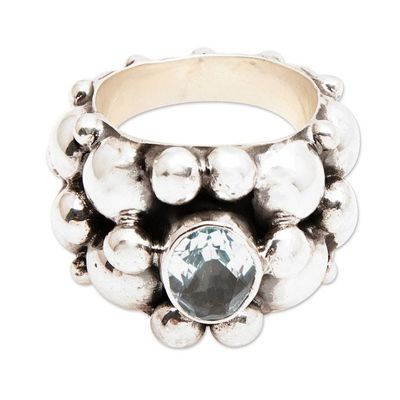 Alternate image for Womens Sterling Silver Topaz Cocktail Ring from Bali Boiling Sea