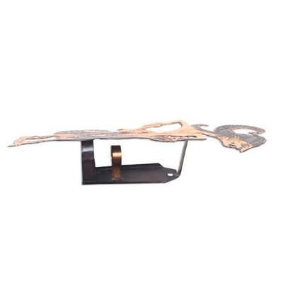 Alternate image for Arjuna Shadow Puppet Copper Wall Sconce from Java Arjuna