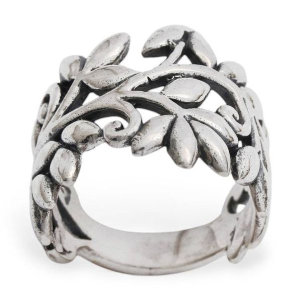 Alternate image for Rice Stalk Sterling Silver Band Ring Rice Stalks