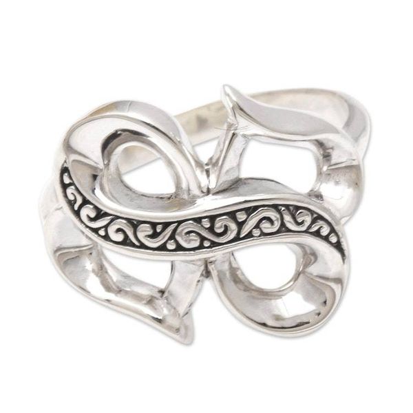 Alternate image for Sterling Silver Infinity Cocktail Ring Infinite Affection