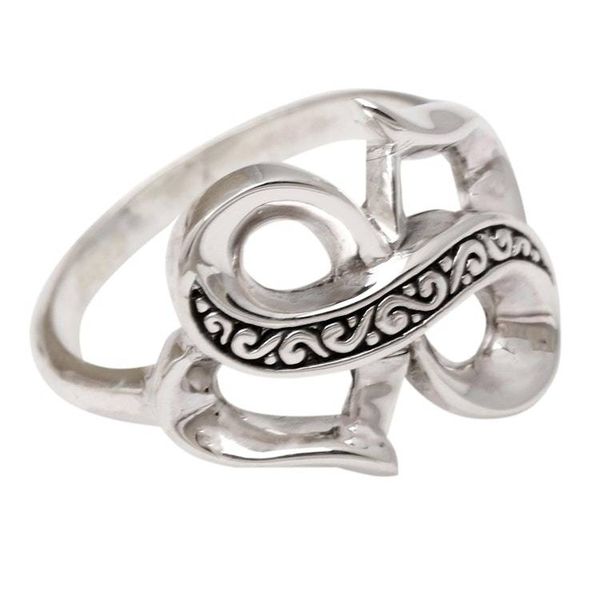 Alternate image for Sterling Silver Infinity Cocktail Ring Infinite Affection