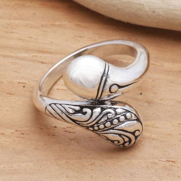 Alternate image for Curvaceous Sterling Silver Ring from Bali Kuta Connection