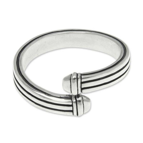 Alternate image for Mens sterling silver ring In My Arms