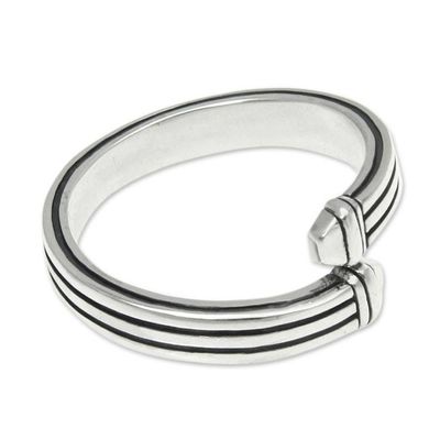 Alternate image for Mens sterling silver ring In My Arms