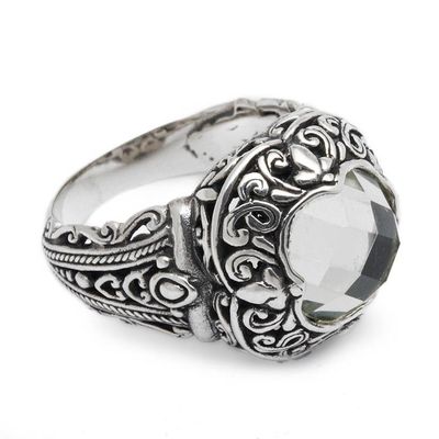Alternate image for Sterling Silver and Prasiolite Cocktail Ring Natures Divinity