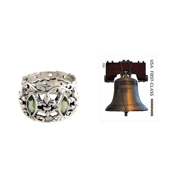 Alternate image for Sterling Silver and Peridot Ring from Indonesia Splendor in Green