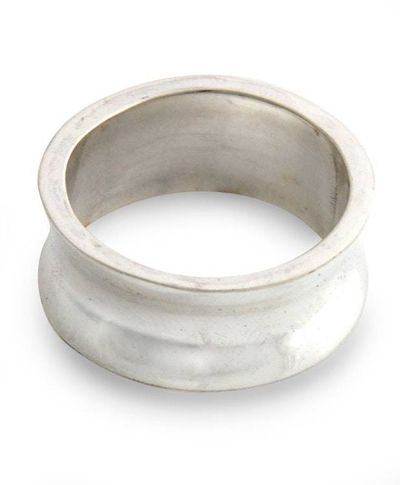 Alternate image for Mens Sterling Silver Band Ring Love Testimonial