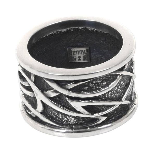 Alternate image for Unisex Indonesian Sterling Silver Band Ring Jakarta Warrior
