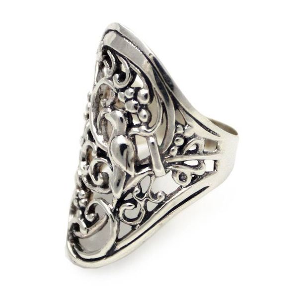 Alternate image for Sterling silver band ring Nightingale