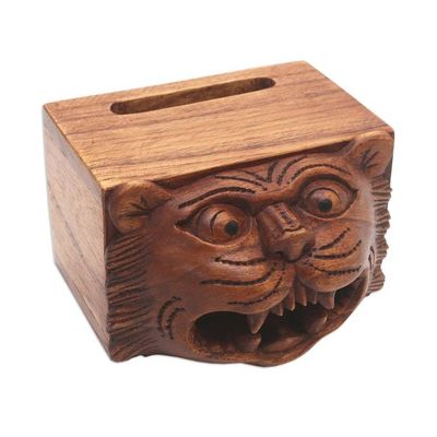Alternate image for Artisan Crafted Jempinis Wood Phone Speakers Leopards Song