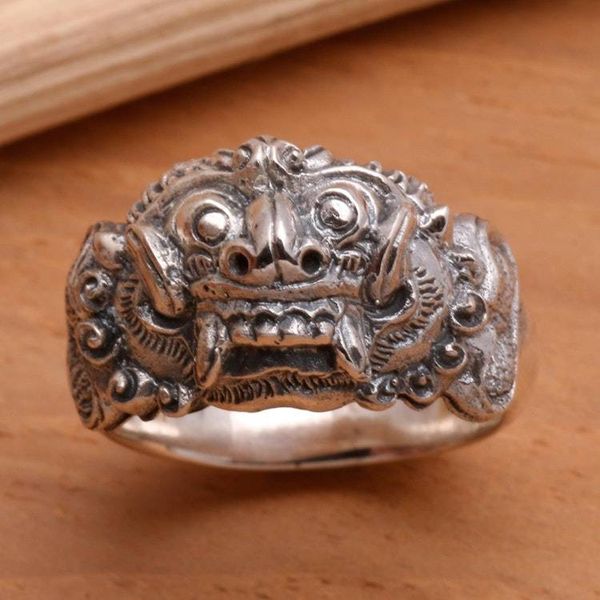 Alternate image for Mens Handmade Sterling Silver Band Ring Goodness