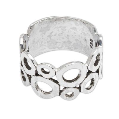 Alternate image for Sterling Silver Band Ring Afternoon
