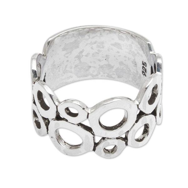 Alternate image for Sterling Silver Band Ring Afternoon