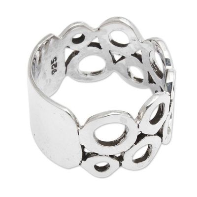 Alternate image for Sterling Silver Band Ring Afternoon