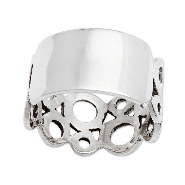 Alternate image for Sterling Silver Band Ring Afternoon
