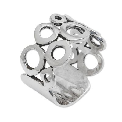 Alternate image for Sterling Silver Band Ring Afternoon