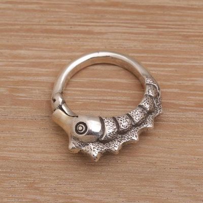 Alternate image for Sterling Silver Seahorse Motif Ring from Bali Kuda Laut