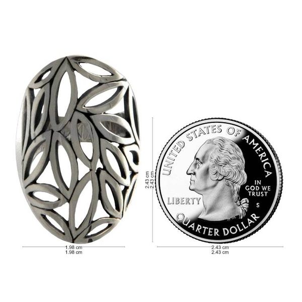 Alternate image for Sterling silver cocktail ring Bamboo Breeze