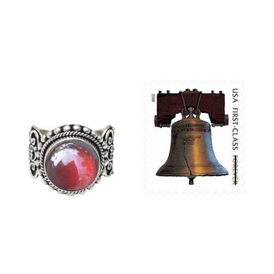 Alternate image for Artisan Crafted Carnelian and Sterling Silver Ring from Bali Incandescent Moon