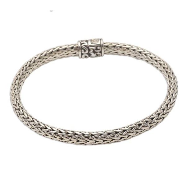 Alternate image for Mens Sterling Silver Chain Bracelet Kingly Style
