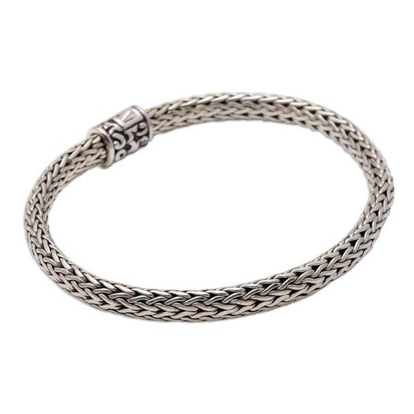 Alternate image for Mens Sterling Silver Chain Bracelet Kingly Style